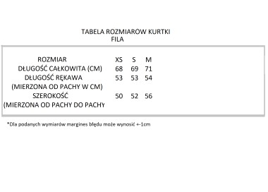 Kurtka damska Fila 687901-002