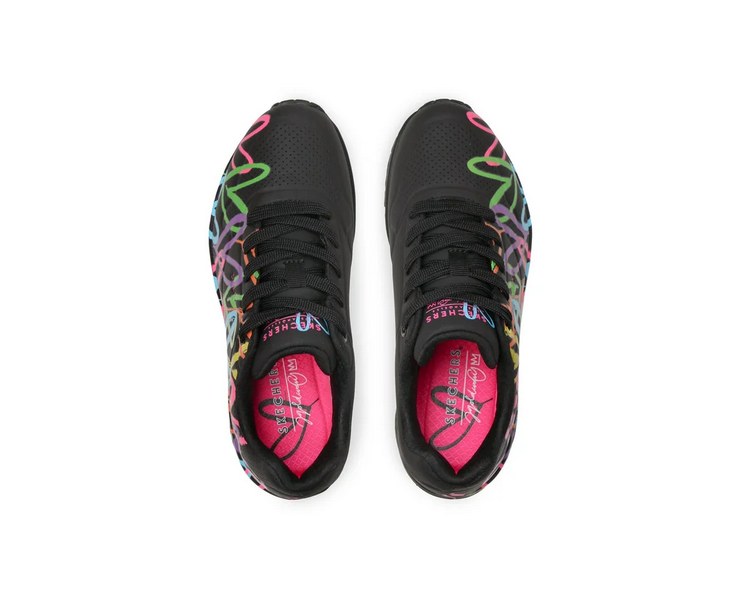 Buty damskie Skechers Lights 177981-BKMT