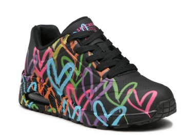 Buty damskie Skechers Lights 177981-BKMT