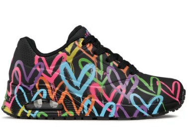Buty damskie Skechers Lights 177981-BKMT