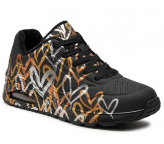 Buty damskie Skechers UNO 155523-BKGD