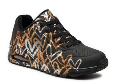 Buty damskie Skechers UNO 155523-BKGD