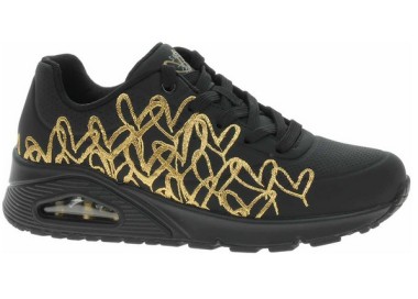 Buty damskie Skechers Uno 177975-BKGD