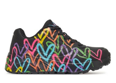Buty dziecięce Skechers Uno Lite 314064L-BKMT