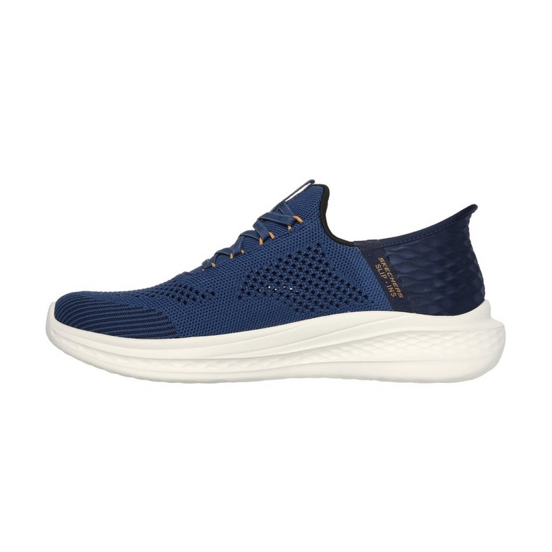 Buty męskie Skechers SLADE 210810-BLU Buty męskie Skechers SLADE 210810-BLU