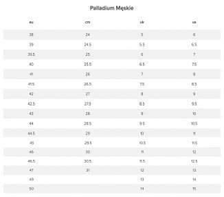 Buty Trapery PALLADIUM Mono Chrome 73089-001