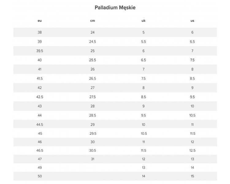 Buty Trapery PALLADIUM Mono Chrome 73089-001