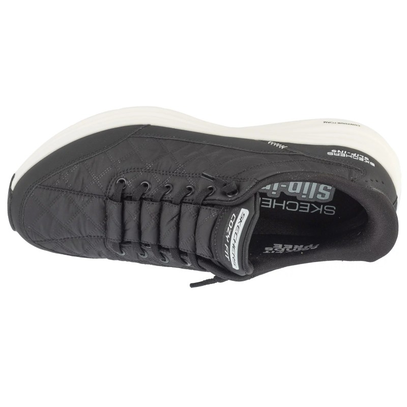 Buty męskie Skechers Slip-Ins Contour Foam 232619-BKW Buty męskie Skechers Slip-Ins Contour Foam 232619-BKW