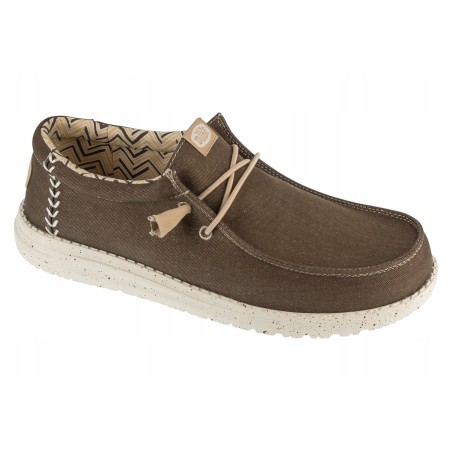 HEY DUDE Wally Stretch Canvas 40700-2LN – Lekkie Buty Męskie Casual| SportoweMarki.pl