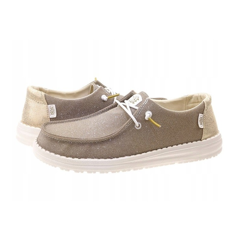HEY DUDE Metallic Sparkle 41082-710 – Lekkie Buty Damskie Brokatowe| SportoweMarki.pl