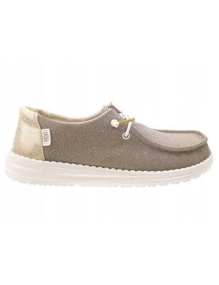 HEY DUDE Metallic Sparkle 41082-710 – Lekkie Buty Damskie Brokatowe| SportoweMarki.pl