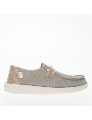HEY DUDE Metallic Sparkle 41082-7D9 – Lekkie Buty Damskie Brokatowe| SportoweMarki.pl