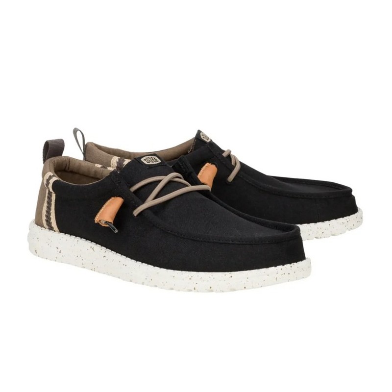 HEY DUDE Wally Summer Linen 43086-02M – Lekkie Letnie Buty Męskie| SportoweMarki.pl