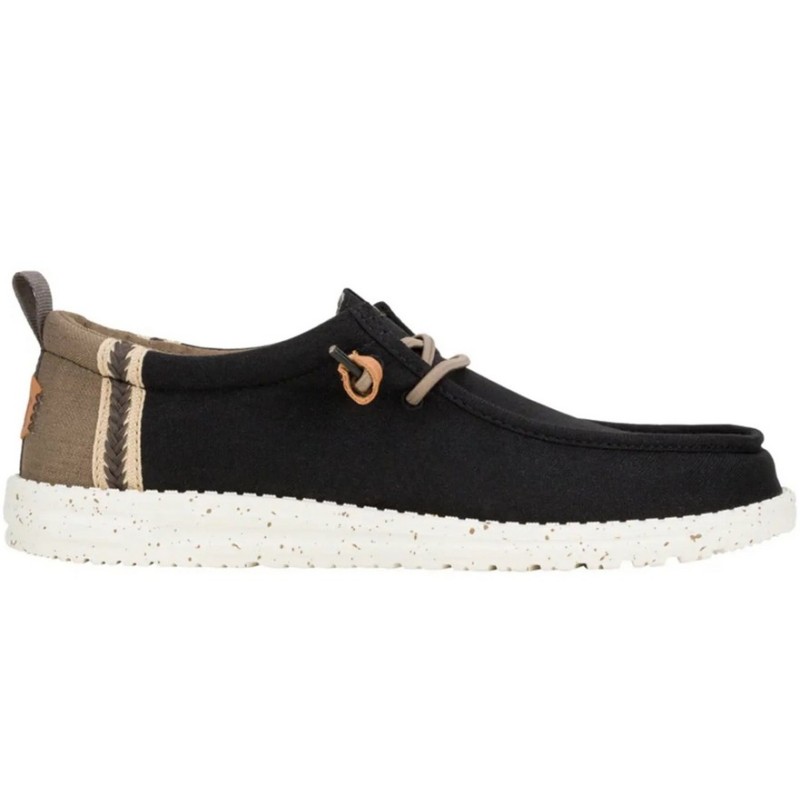 HEY DUDE Wally Summer Linen 43086-02M – Lekkie Letnie Buty Męskie| SportoweMarki.pl