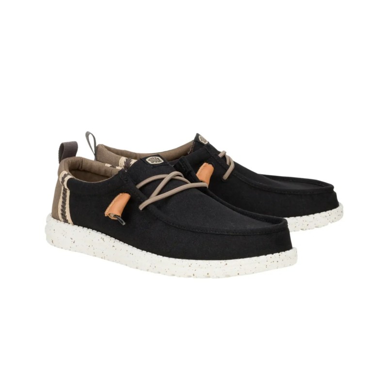 HEY DUDE Wally Summer Linen 43086-02M – Lekkie Letnie Buty Męskie| SportoweMarki.pl