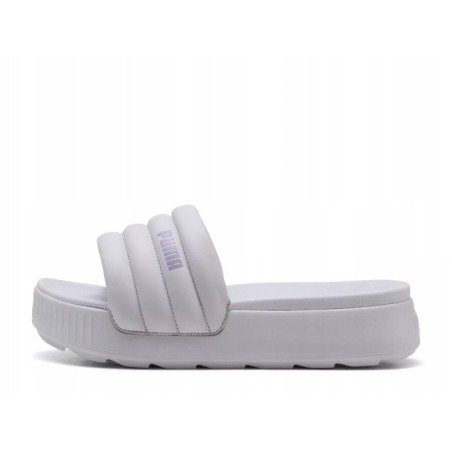 Klapki Puma damskie fioletowe Karmen Slide 395399-13 gruba podeszwa