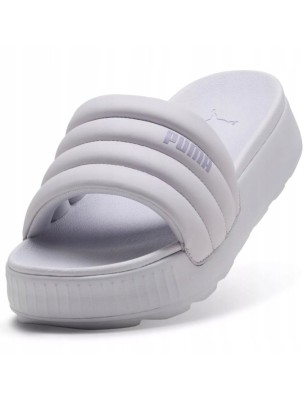 Klapki Puma damskie fioletowe Karmen Slide 395399-13 gruba podeszwa