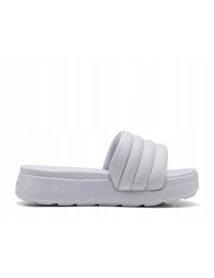 Puma Karmen Slide 395399-13 fioletowe damskie klapki na grubej podeszwie | SportoweMarki.pl