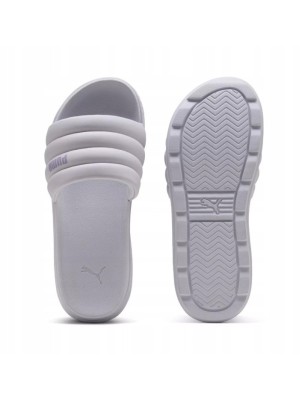 Klapki Puma damskie fioletowe Karmen Slide 395399-13 gruba podeszwa