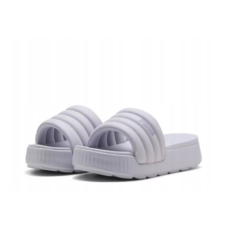 Puma Karmen Slide 395399-13 fioletowe damskie klapki na grubej podeszwie | SportoweMarki.pl Puma Karmen Slide 395399-13 fioletowe damskie klapki na grubej podeszwie | SportoweMarki.pl