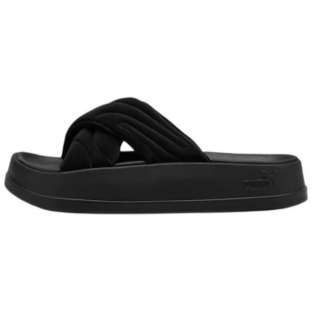 Klapki Puma damskie Leadcat 400340-01 czarne lekkie plażowe