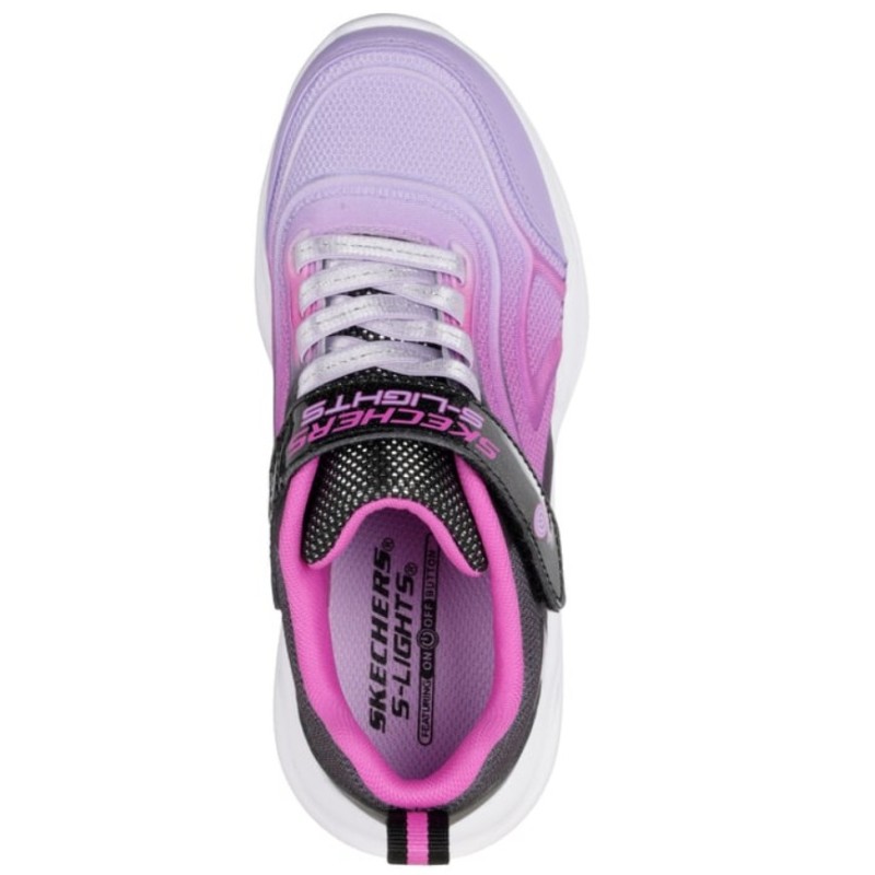 Skechers S-Lights 303713L-BKMT fioletowe świecące buty dziecięce LED | SportoweMarki.pl Skechers S-Lights 303713L-BKMT fioletowe świecące buty dziecięce LED | SportoweMarki.pl