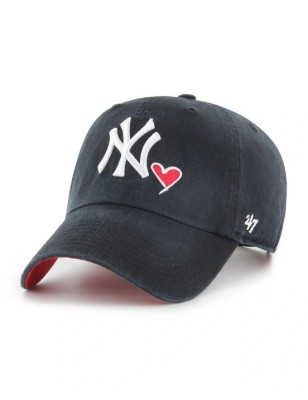 Czapka z daszkiem 47 Brand MLB New York Yankees Icon Clean Up B-ICONC17GWS-BKA Czarna | SportoweMarki.pl