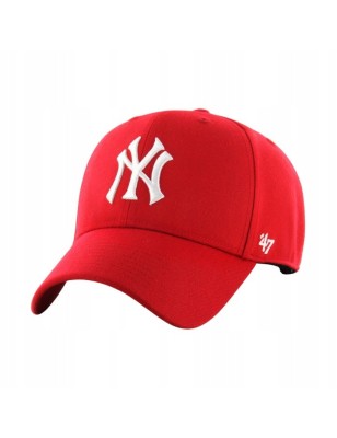 Czapka z daszkiem 47 Brand New York Yankees MVP B-MVPSP17WBP-RD Czerwona | SportoweMarki.pl