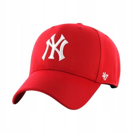 Czapka z daszkiem 47 Brand New York Yankees MVP B-MVPSP17WBP-RD Czerwona | SportoweMarki.pl